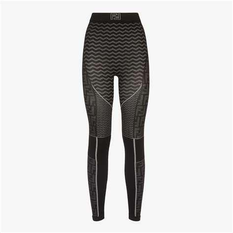 fendi skims leggings|Fendi leggings black tech fabric.